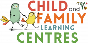Chigwell Child and Family Learning Centres - graphic of two chicks walking and holding hands